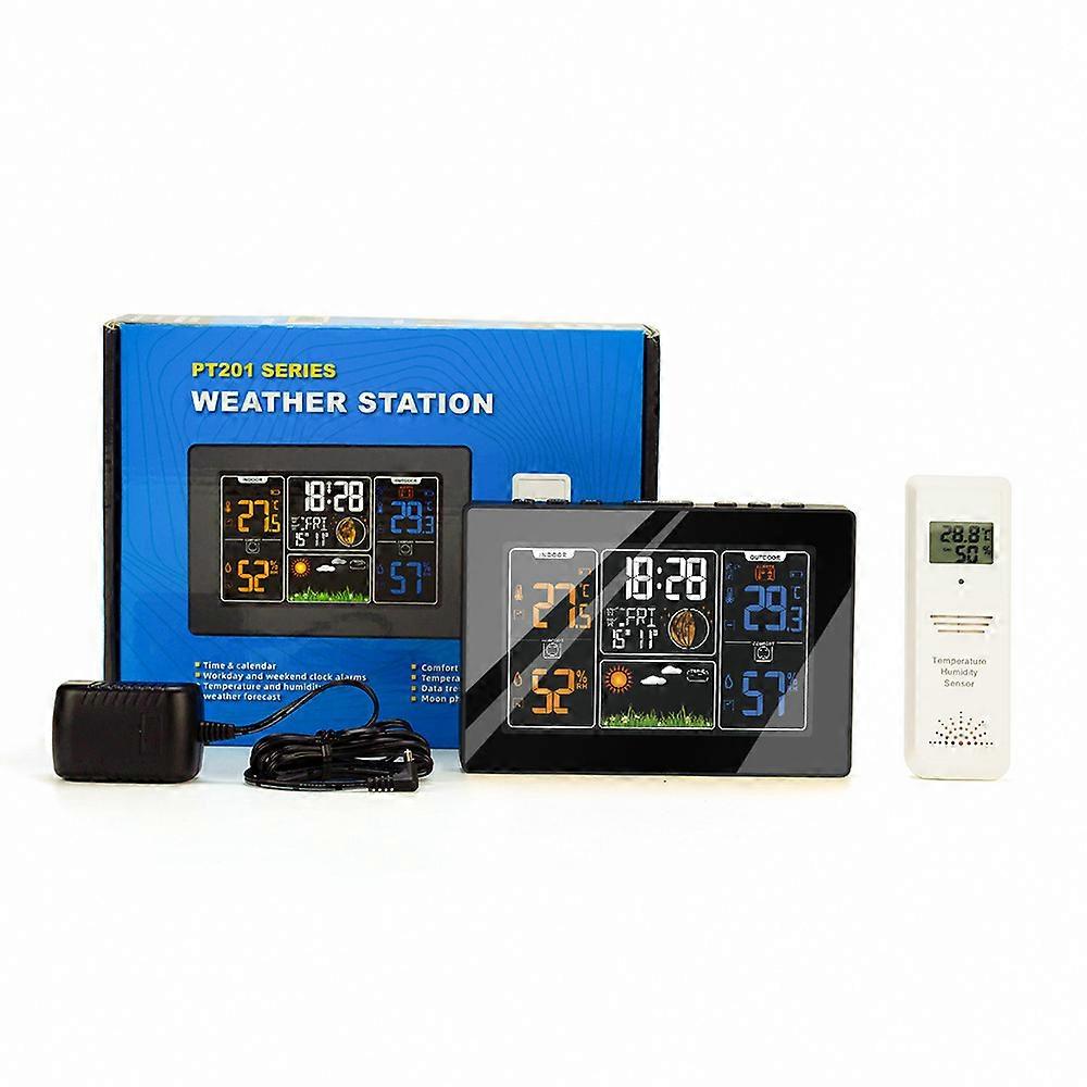 Pt 201c Digital Thermo-Hygrometer Smart Weather Station with Snooze