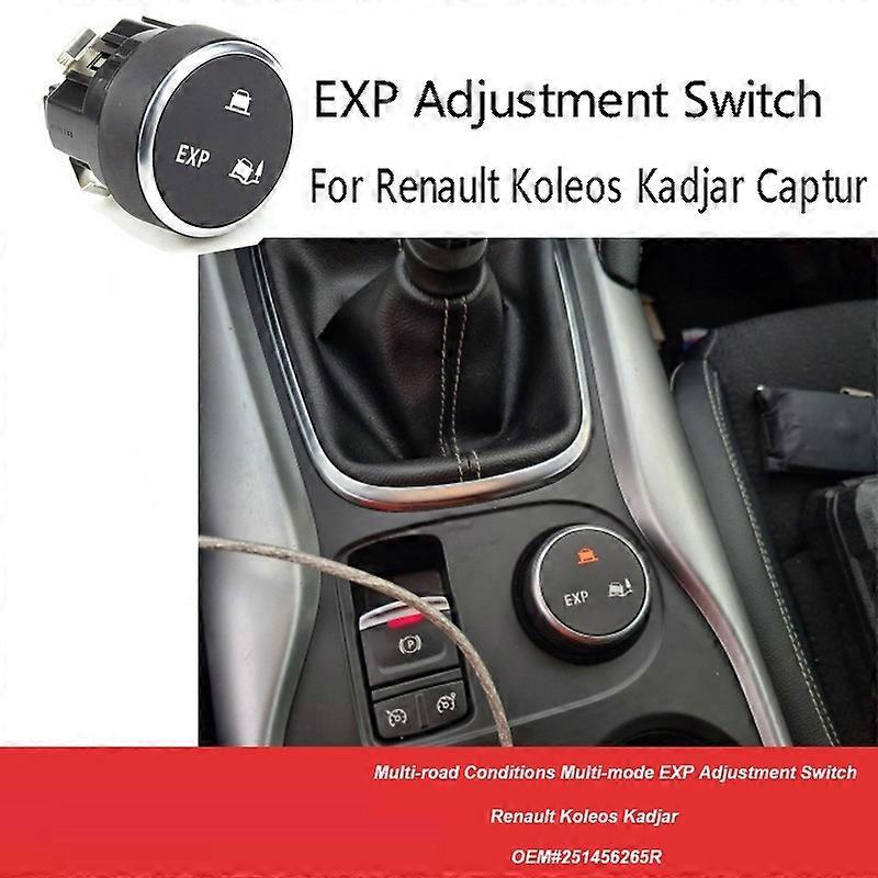 Interruptor de ajuste EXP multimodo para condiciones de carretera, accesorio para Renault Koleos, Kadjar Captur, 251456265R