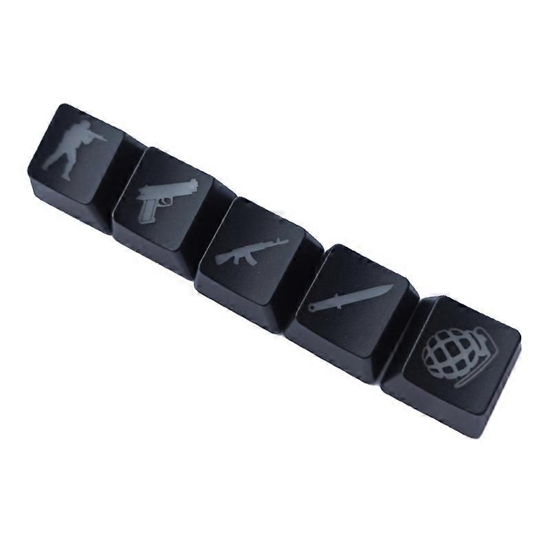 Shot Game Theme 5 Keys ABS Backlit OEM R4 Profile Keycaps for Cherry MX Keycap