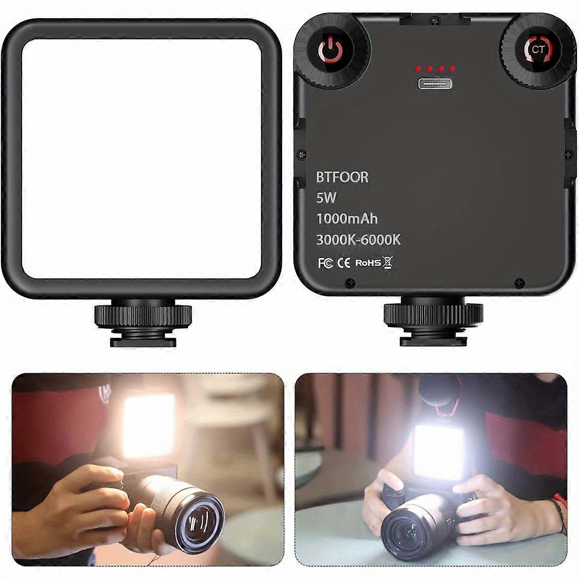 Portable LED Video Light Softbox - Rechargeable, Dimmable, CRI95+ Bi-Color Light for DSLR Camera & Camcorder Vlogging