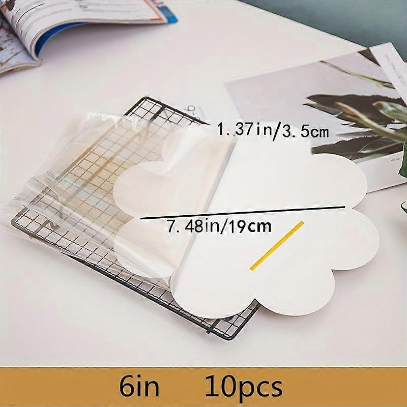 10pcs Crystal Clear Plastic Chiffon Cake & Bread Bags - Durable, Food-Safe, Reusable for Heavenly Treats, Perfect for Gifting and Storing Toasts, Cook