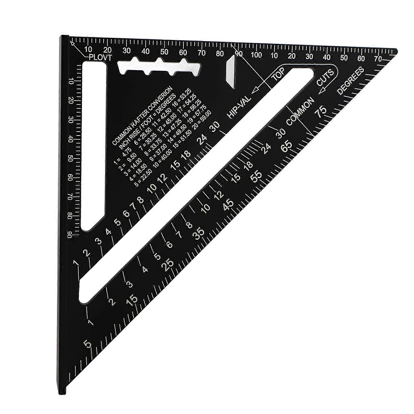 Guitar Action Gauge Triangular Ruler Accurate Woodworking Tool for Carpenters