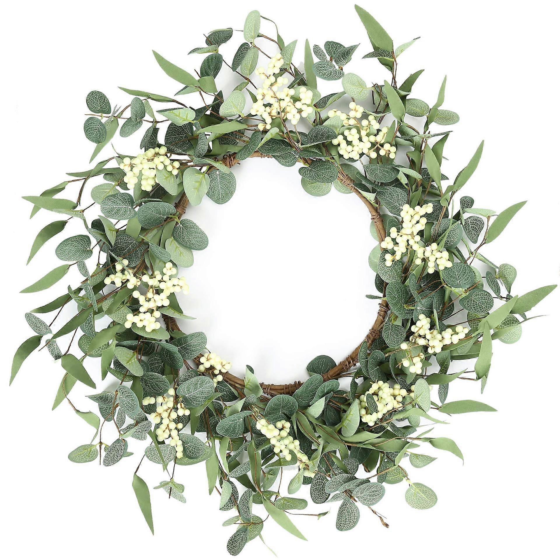 Artificial Eucalyptus Leaf Garland Eucalyptus Simulation Berry Garland