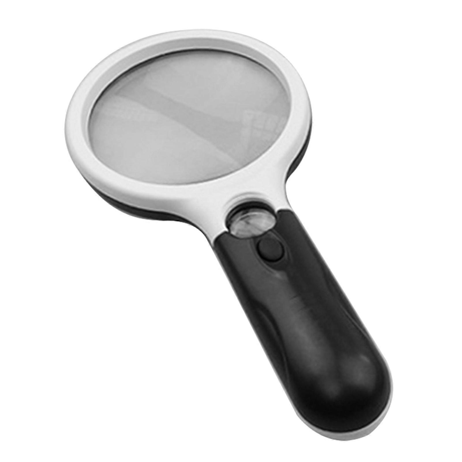 Handheld Magnifying Glass with Light Multifunctional HD Magnifying Glass for Children
