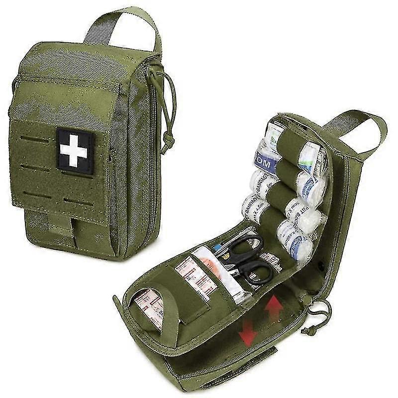Τακτική Molle πρώτες βοήθειες κιτ ιατρική τσάντα Edc σακούλα έκτακτης ανάγκης κάμπινγκ επιβίωσης πακέτο υπαίθριου φακού Επίδεσμος