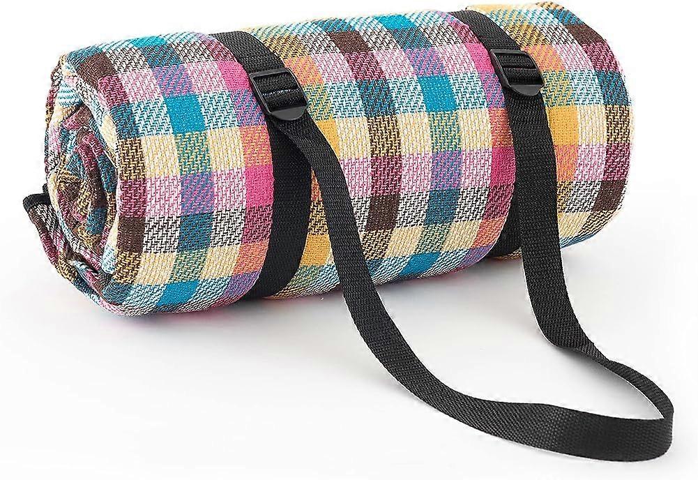 Thicken Picnic Blanket. Camping Blanket With Waterproof Underside Beach Blanket