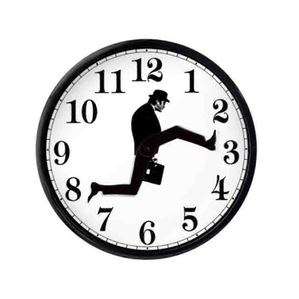 Walking Wall Clock Creative Silent Clock Wall Art Home Living