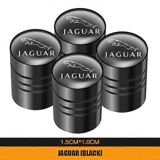 4Pcs 3D Metal Car Wheel Tire Valves Caps For Jaguar XEL F-TYPE I-PACE XF XFL F-PACE E-PACE Waterproof And Dustproof Valve Case shry
