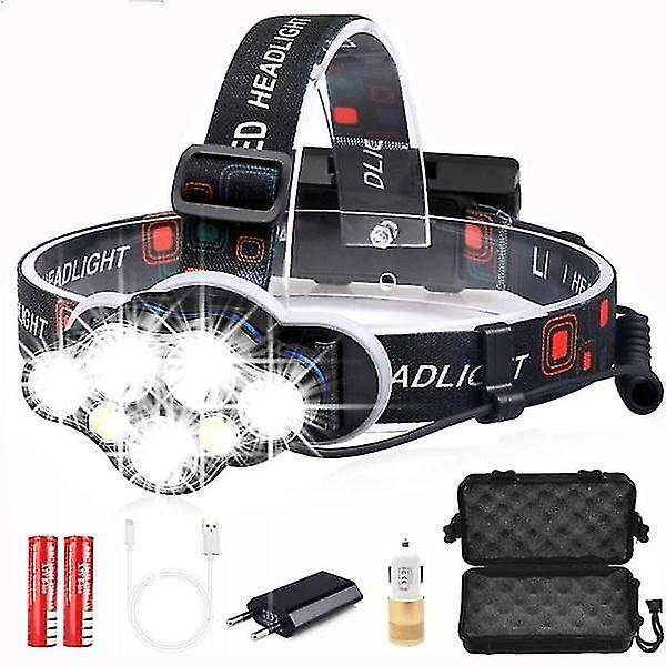 12000lm Impermeabil faruri puternice - USB reîncărcabile head lamp