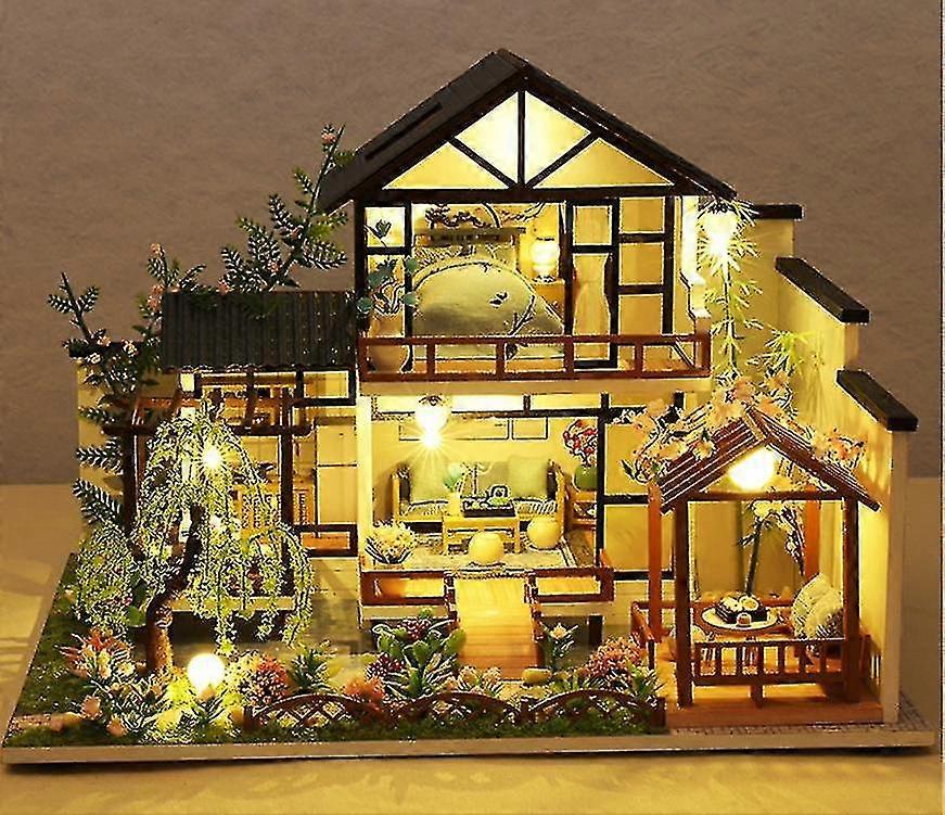 DIY Miniatuur Poppenhuis met Accessoires Creatieve Kamer voor Jongens Volwassenen Tieners Candy House | NL