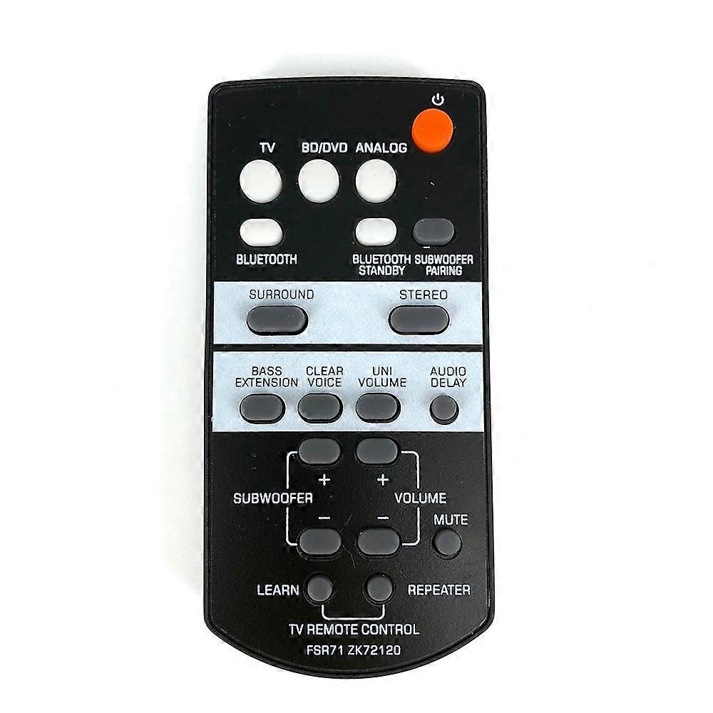 FSR71 ZK72120 Remote Control For YAMAHA Sound Bar