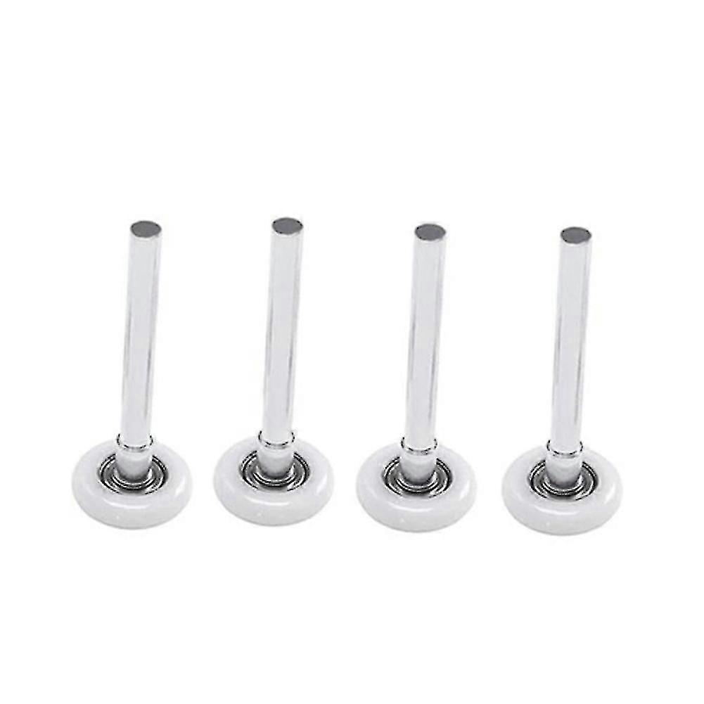 4pcs pesado nylon garagem porta rolo roda bola selada rolamento 105mm 2 polegadas nylon & roda de aço
