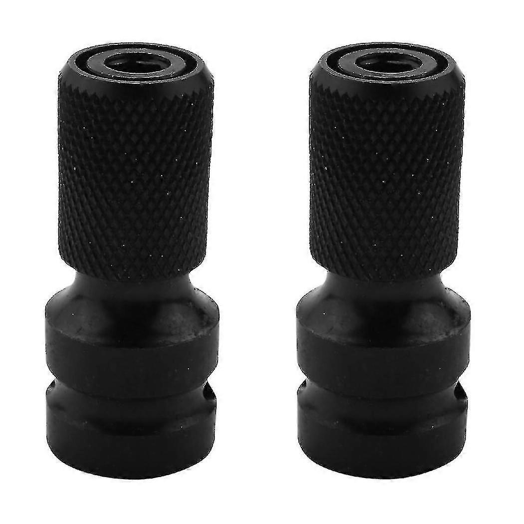 2x 1/2 Inch Square To 1/4 Inch Hex Ratchet Socket Wrench Socket Adapter Spanner Set Drive Converter