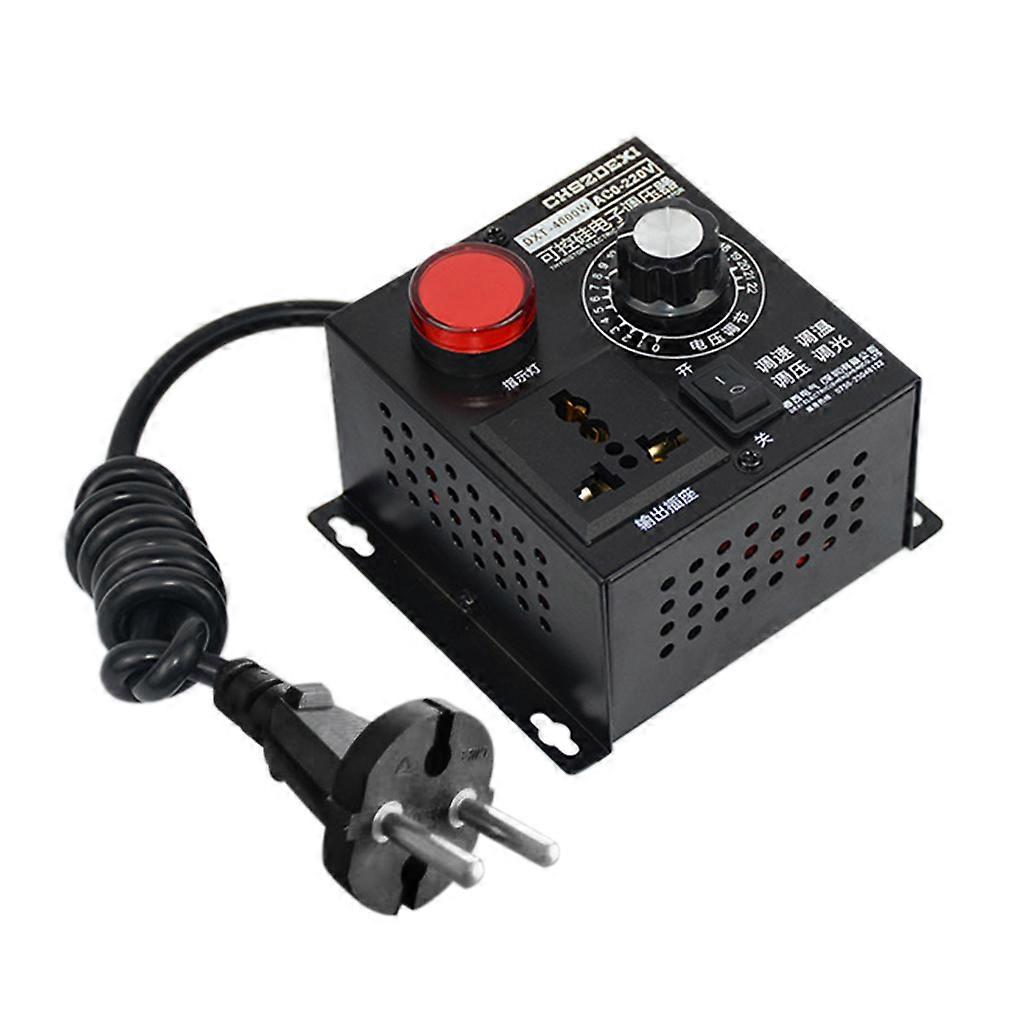 AC220V 4000W SCR Motor Speed Regulator Adjustable Motor Driver Switch Durable