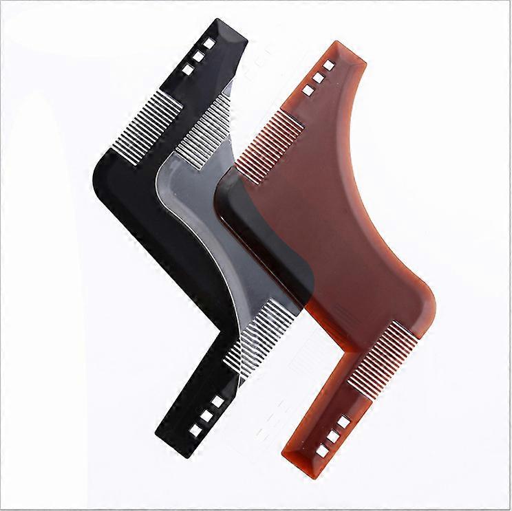2 Pack Beard Stencil Comb Men's Beard Styler Beard Stencil Tool Beard Styling Stencil Tool and Comb Men's Beard Styler