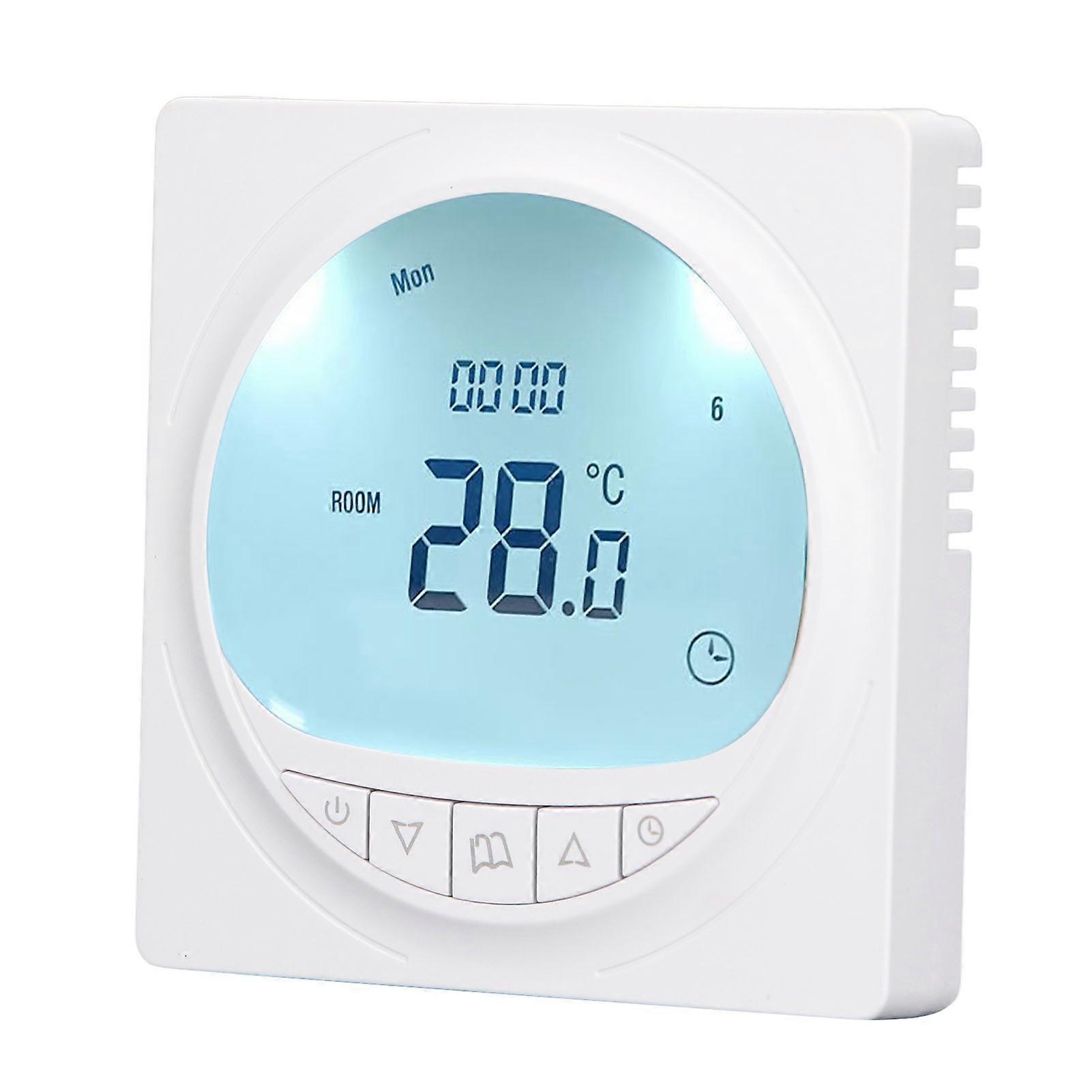Water Floor Heating Thermostat LCD Display Smart Home Temperature Controller Panel 220V