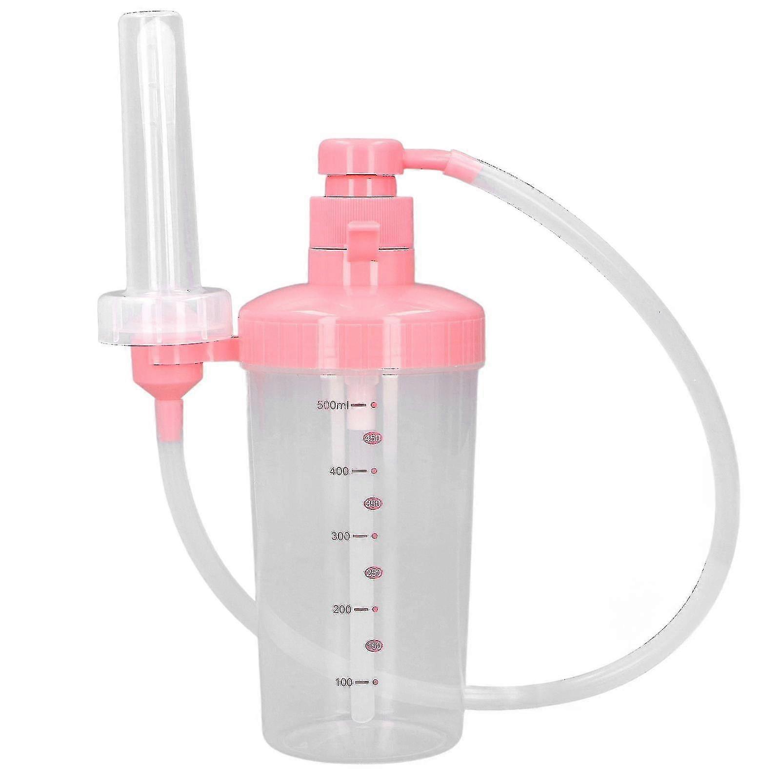 Vaginal Douche Push Pump Head Women Reusable Vaginal Cleansing System For Home 500ml