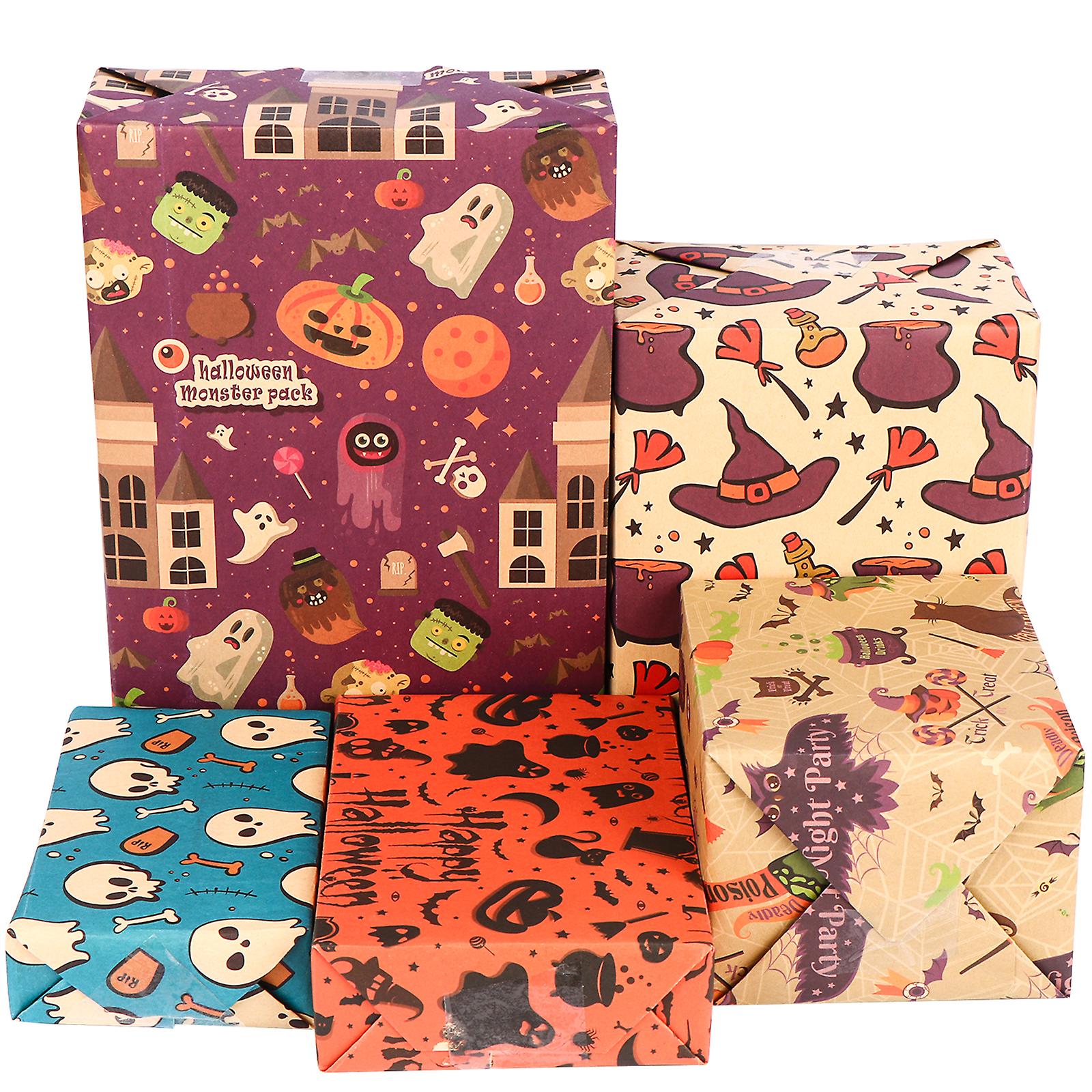 Halloween Gift Wrapping Papers Halloween Ghost Castle