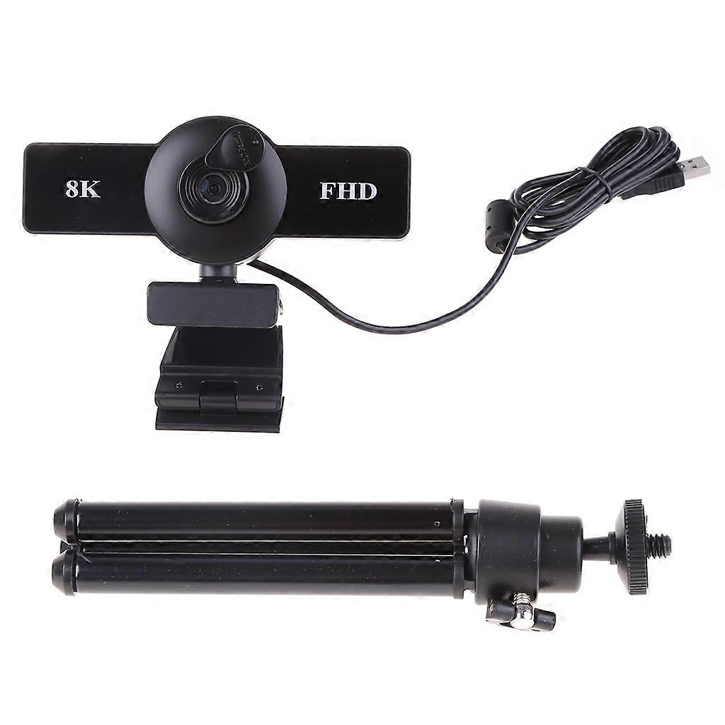 1080P Webcam Camera Drive-free Autofocus with Microphone and Privacy Cover