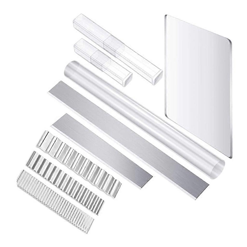 9x DIY  Tool Acrylic Sheet Wave Shape Blades for Shaping Sculpting