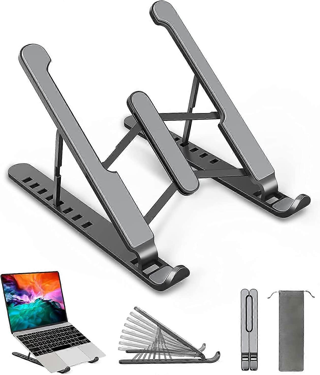 Laptop Stand,8 Tier Adjustable,Compatible MacBook Air Pro,HP,10-15.6"