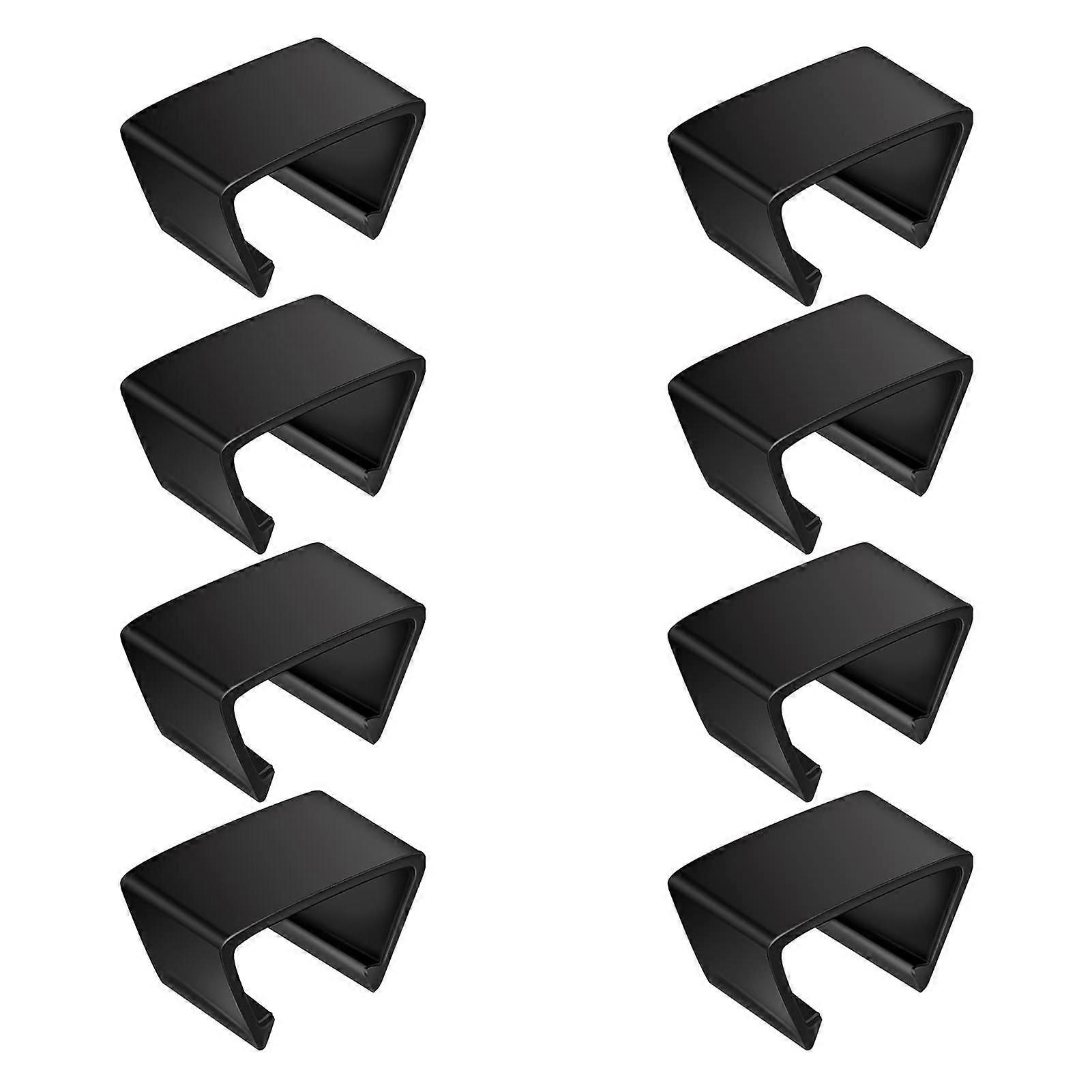 8Pcs Wicker Furniture Clip Weather-resistant Good Elasticity Plastic Prevent Movement Rattan Sofa Clamp for Patio