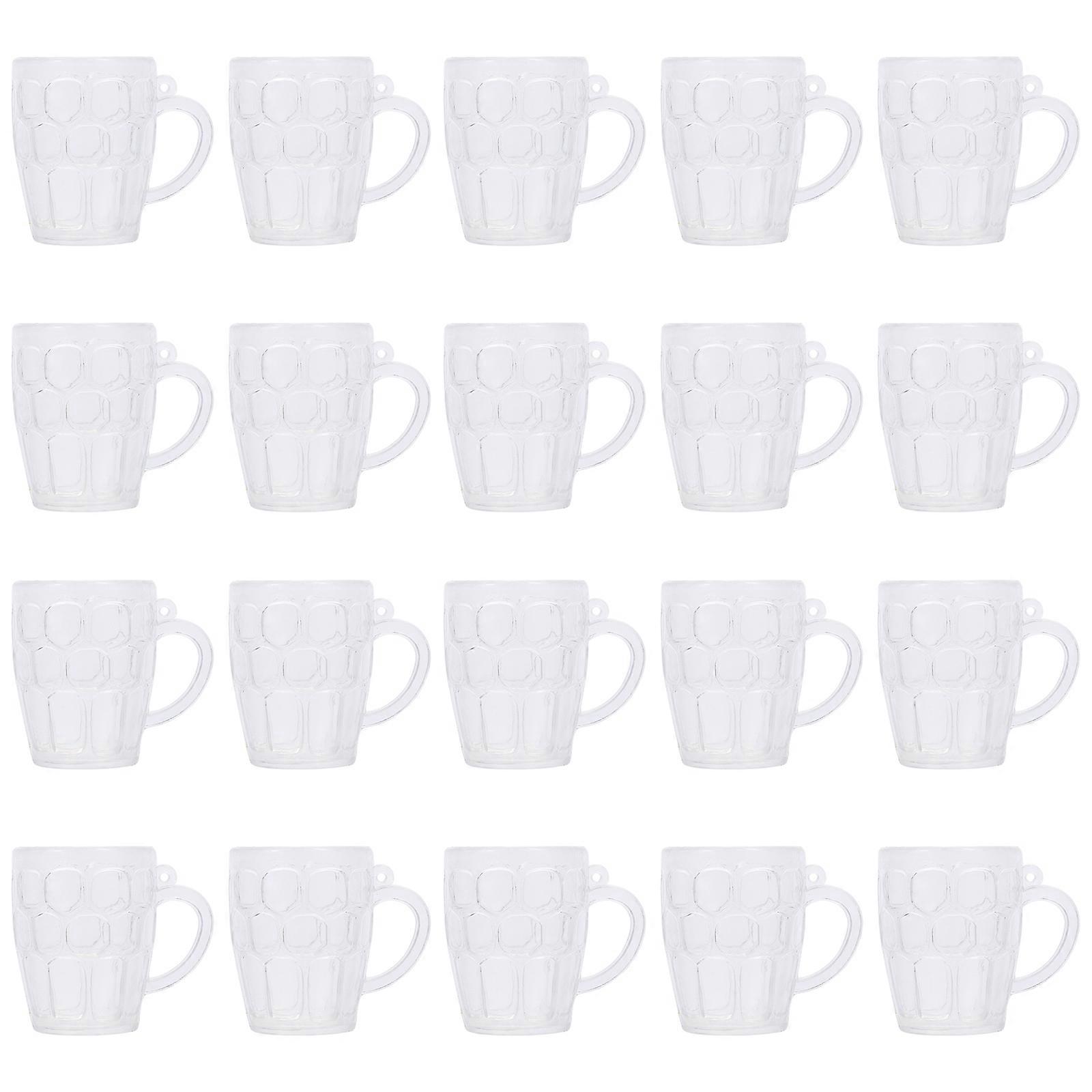 20 Pcs Cups Kids Beer Sampler Shots Beverage Drinking Glasses Mini Beer Cup