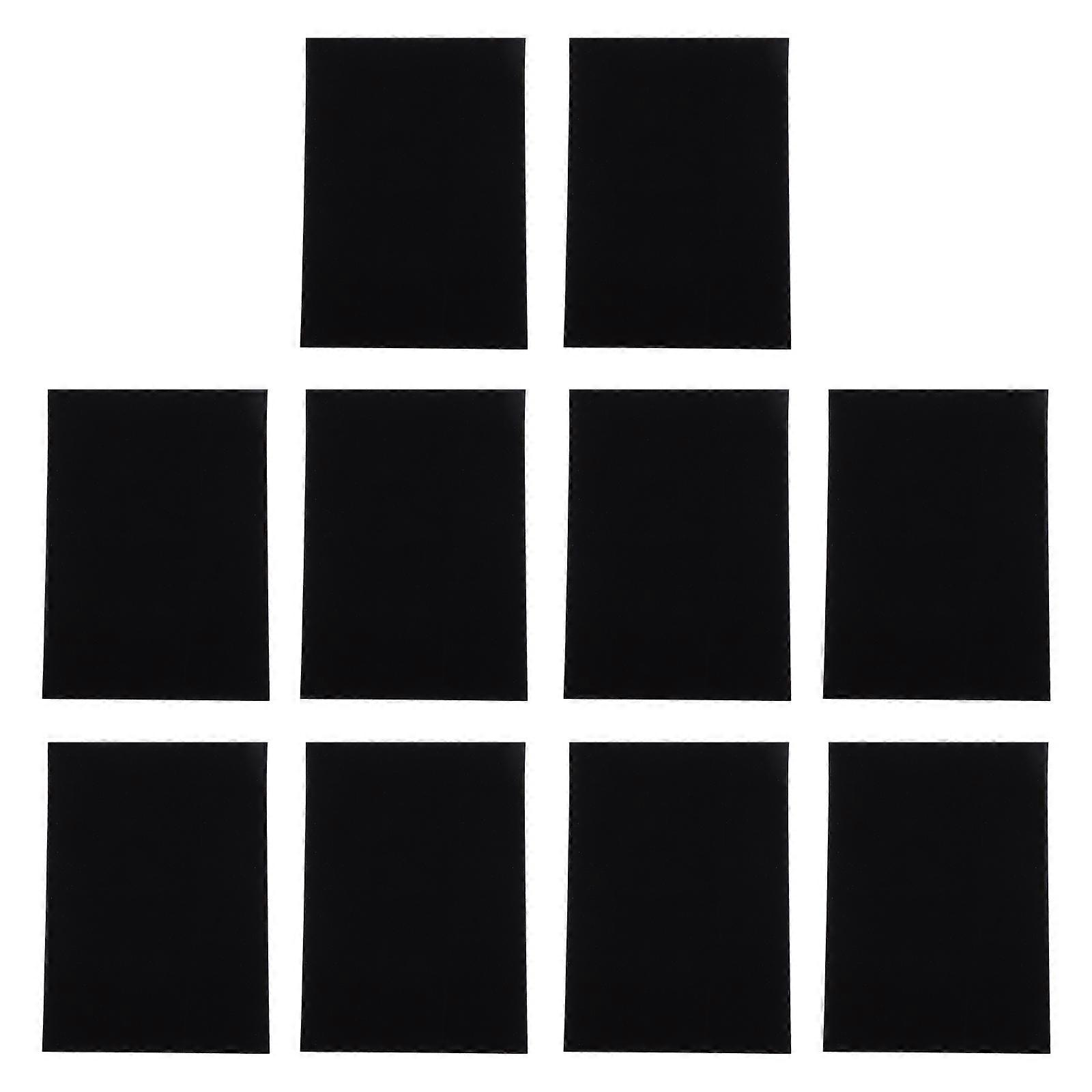 10pcs selbstklebendes Beflockungstuch Flanellette Kleber Gegentuch Show Matte