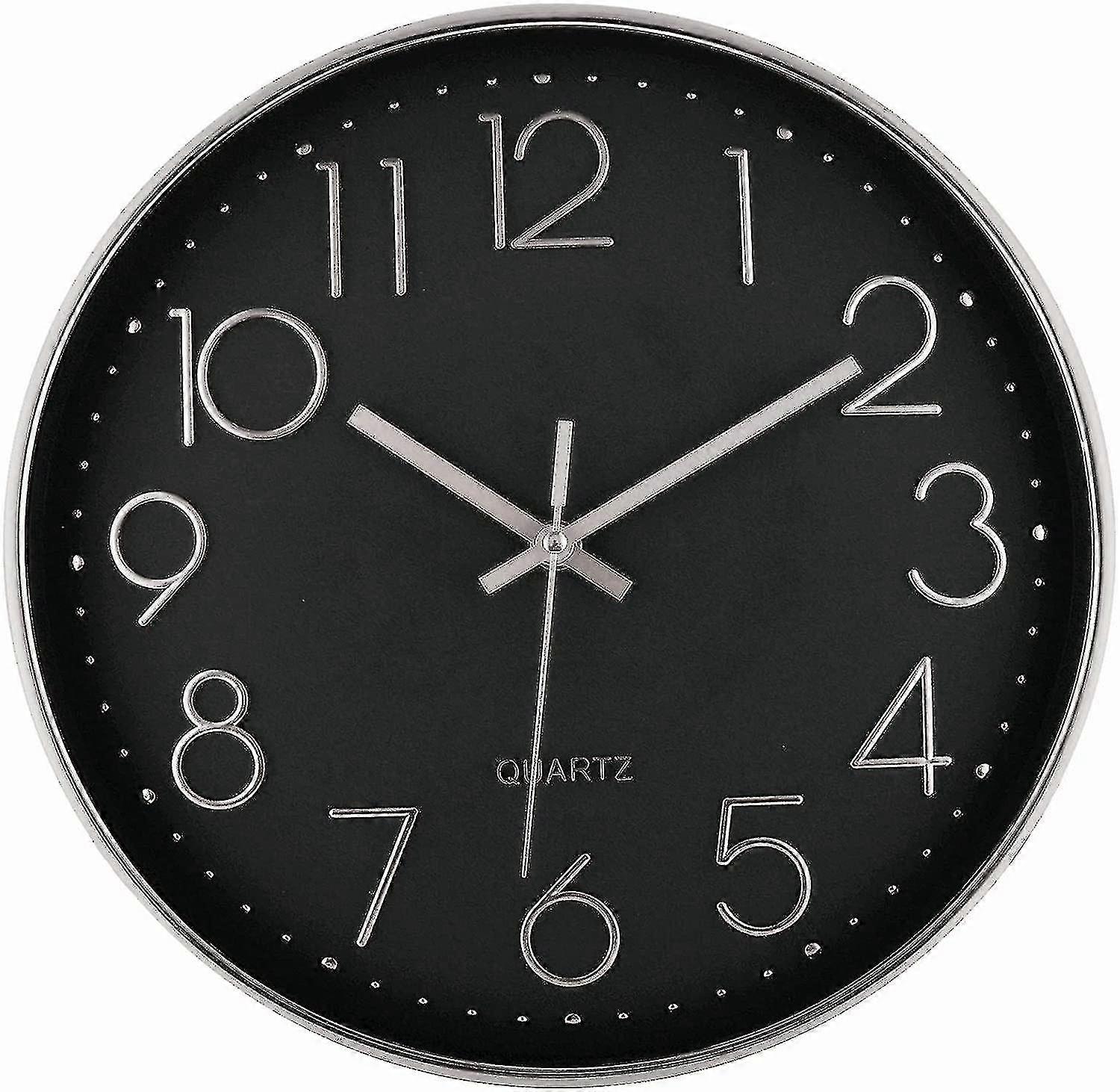 Wall Clock 12 Inch Silent No Tick Wall Clock