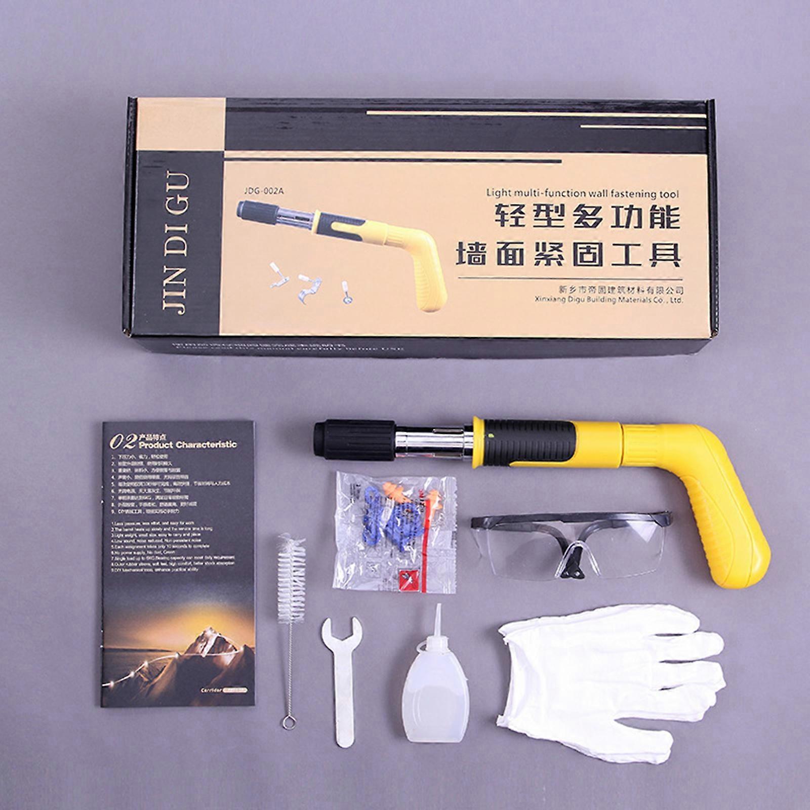 2023 New Multi-functional Lightweight Wall Fastening Nailer for Home Improvement and Portable Plasterboard Setting Tool