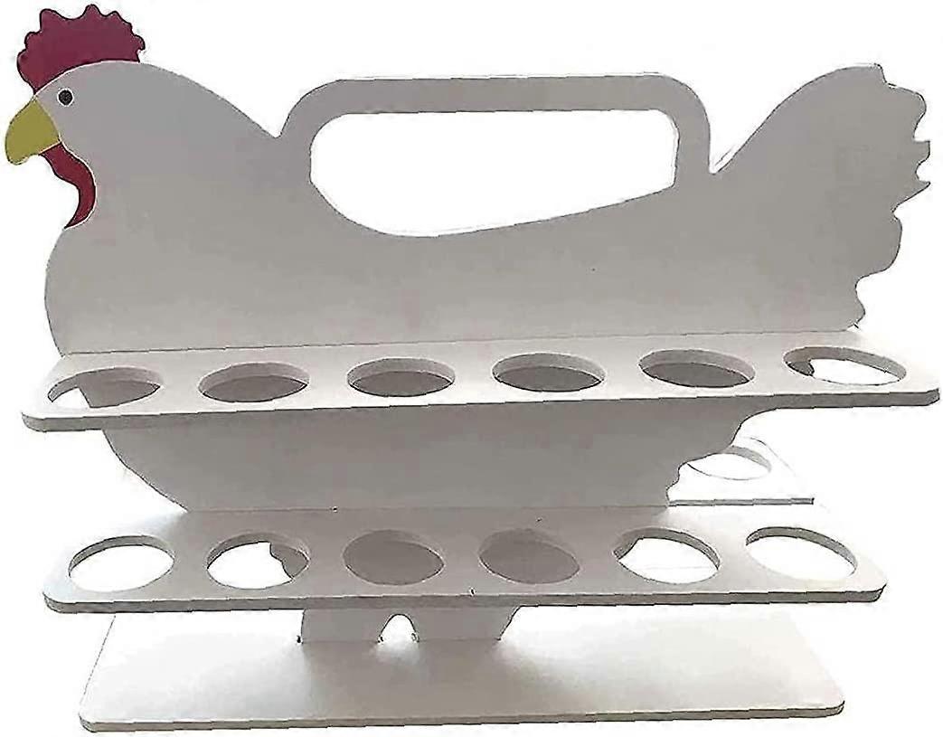 Wooden egg rack portable egg holder kitchen egg tray storage egg storage cabinet