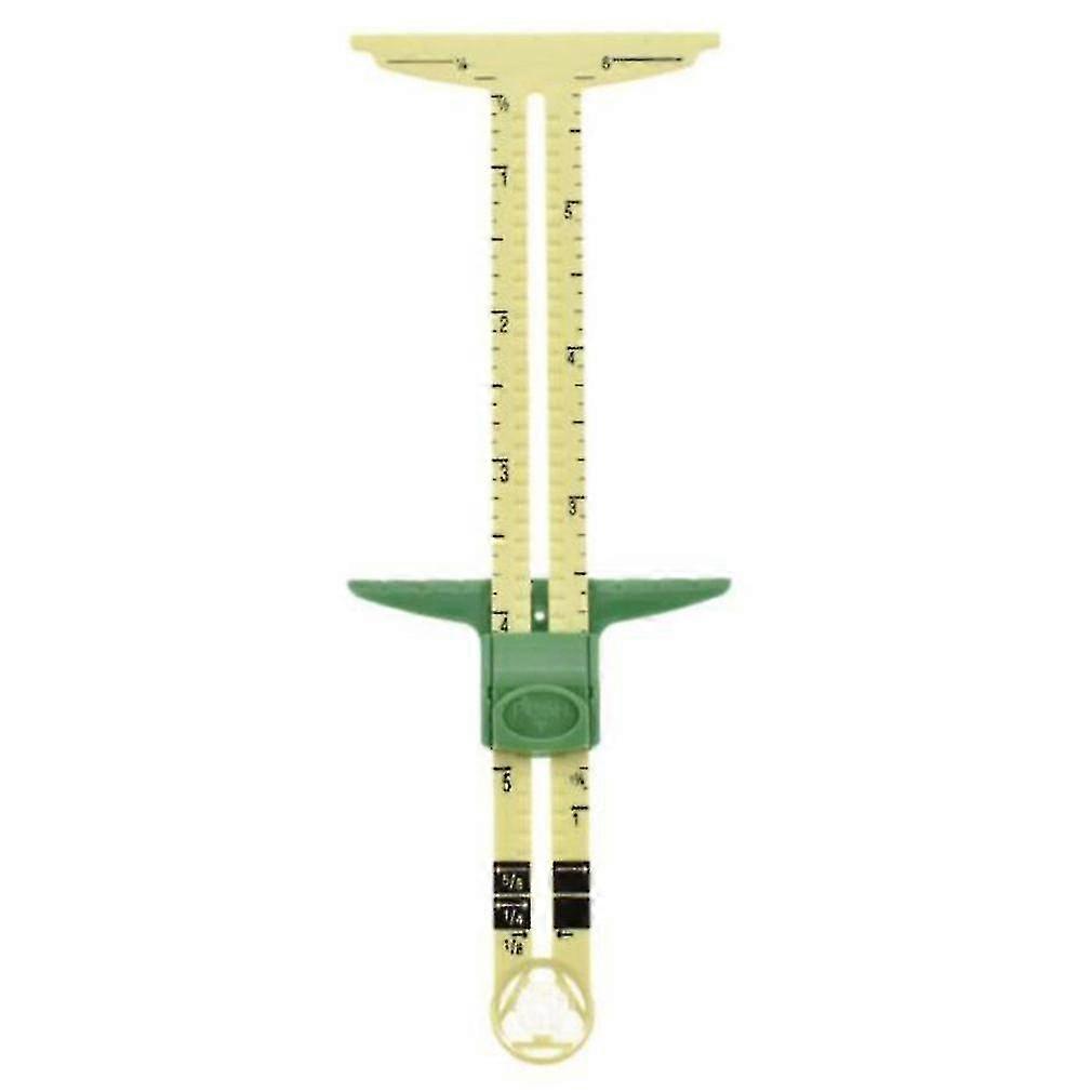 Household Measuring Sewing Tool Patchwork Tool Ruler Tailor Ruler Tool Accessories (1pc, Green)