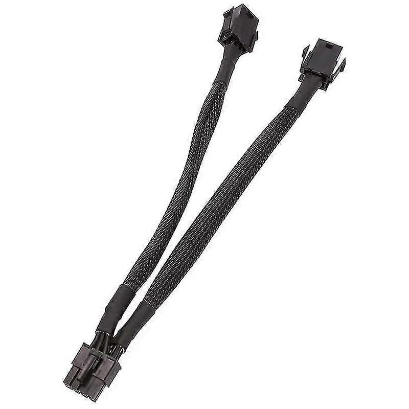 6 Pin Female to GPU 8 Pin Male, GPU Power Adapter Cable Braided Sleeve,Computer Cable, Computer Gra