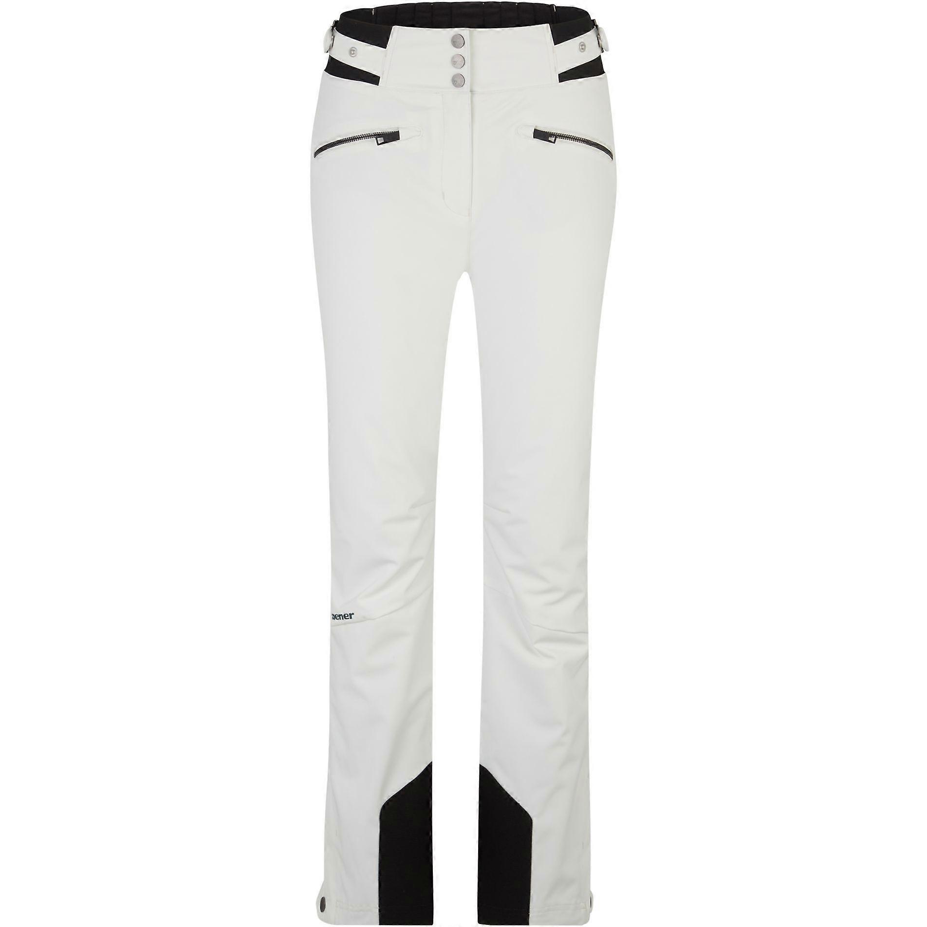 Ziener Skiwear 女装滑雪裤 - TILLA white fog