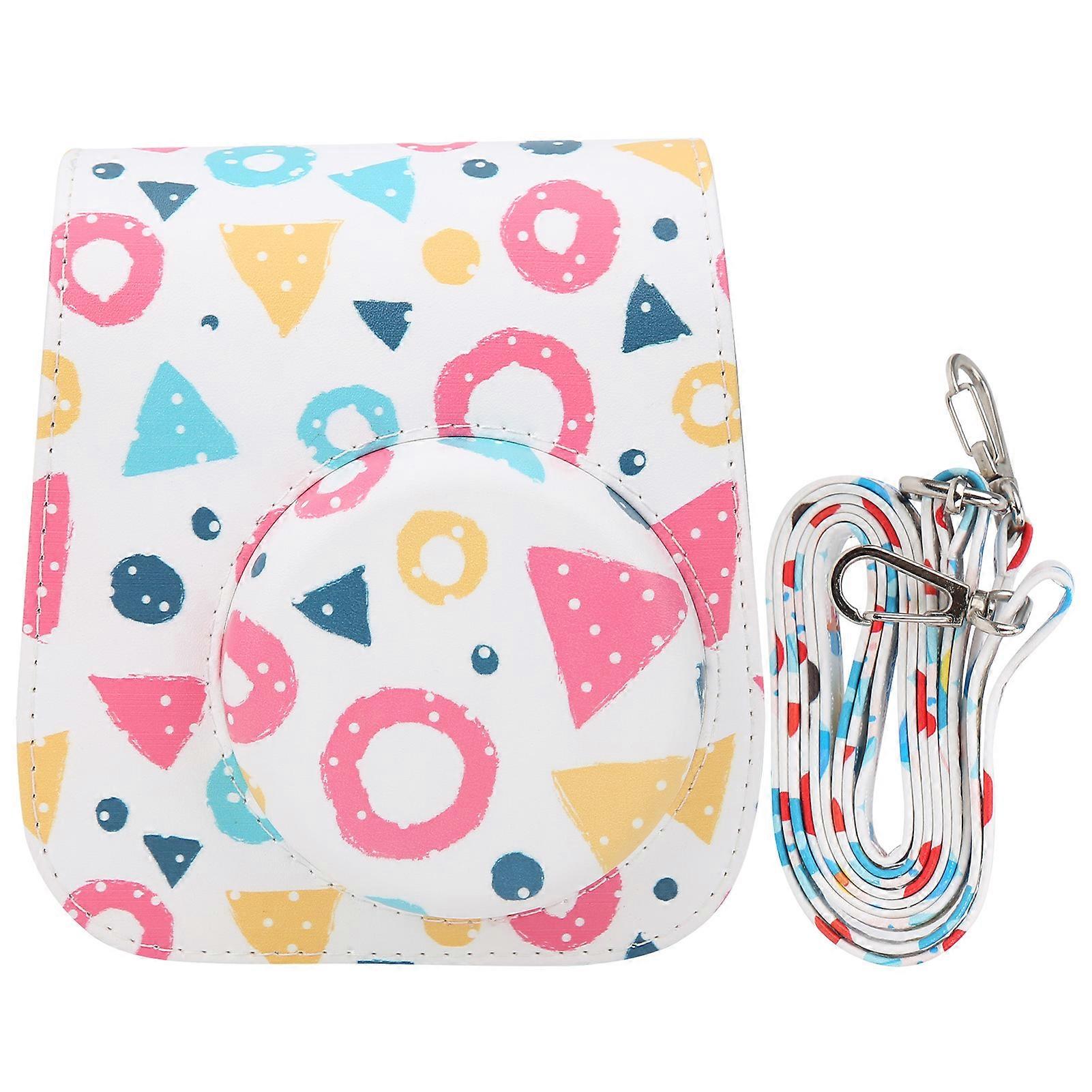 Small Camera Bag Protective PU Camera Case with Shoulder Strap for Fujifilm Mini11/9