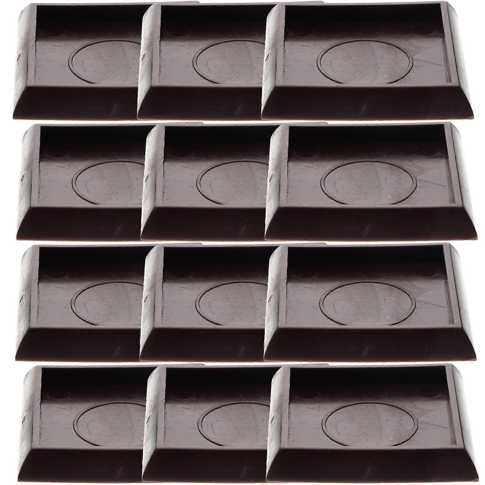 12Pcs Professional Bed Stoppers Multi-function Couch Stoppers Compact Chair Wheel Stoppers