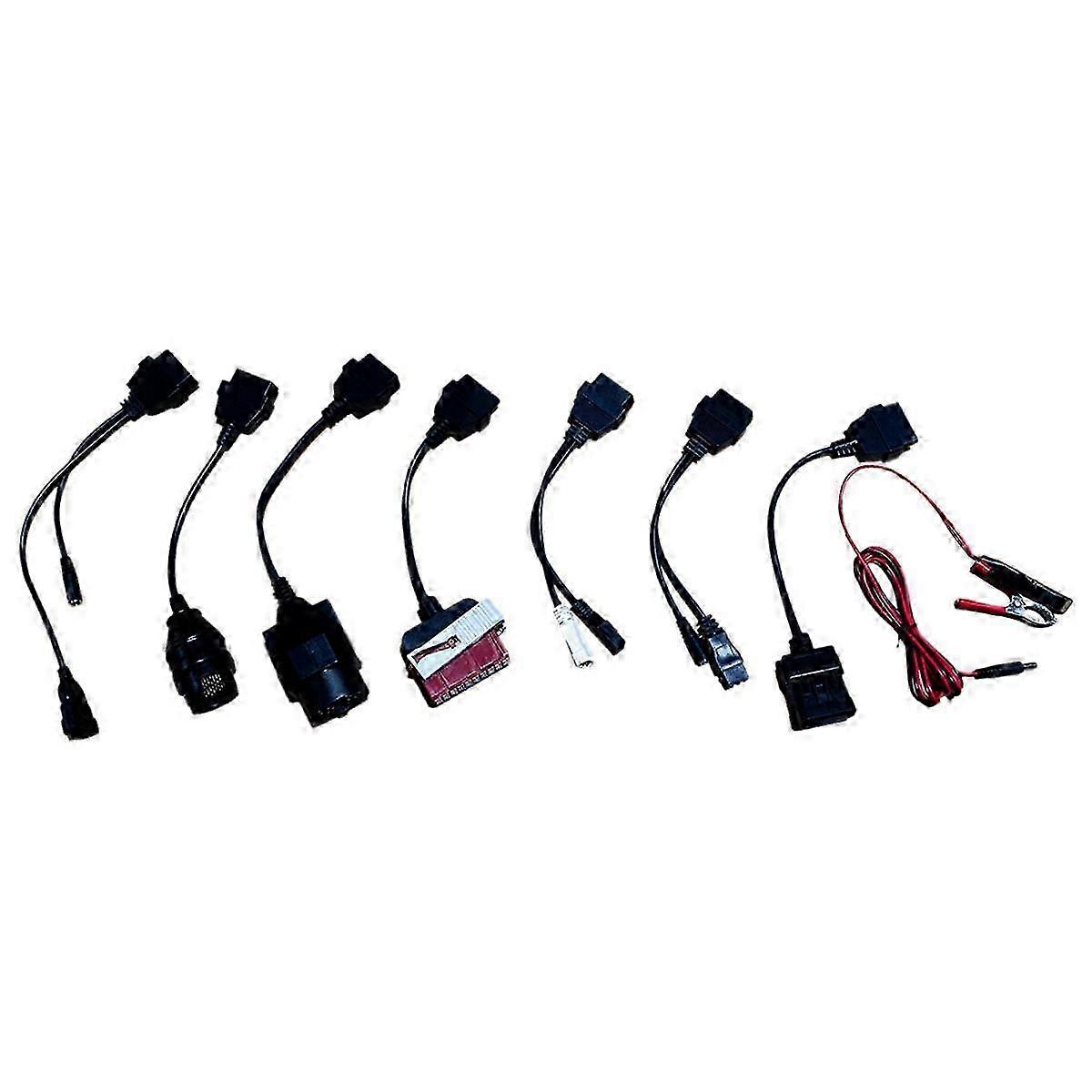 8pcs Full Sets Tcs Multidiag Pro Car Obd Converter Cables Obd2 Diagnostic Interface Connector Extension Cable