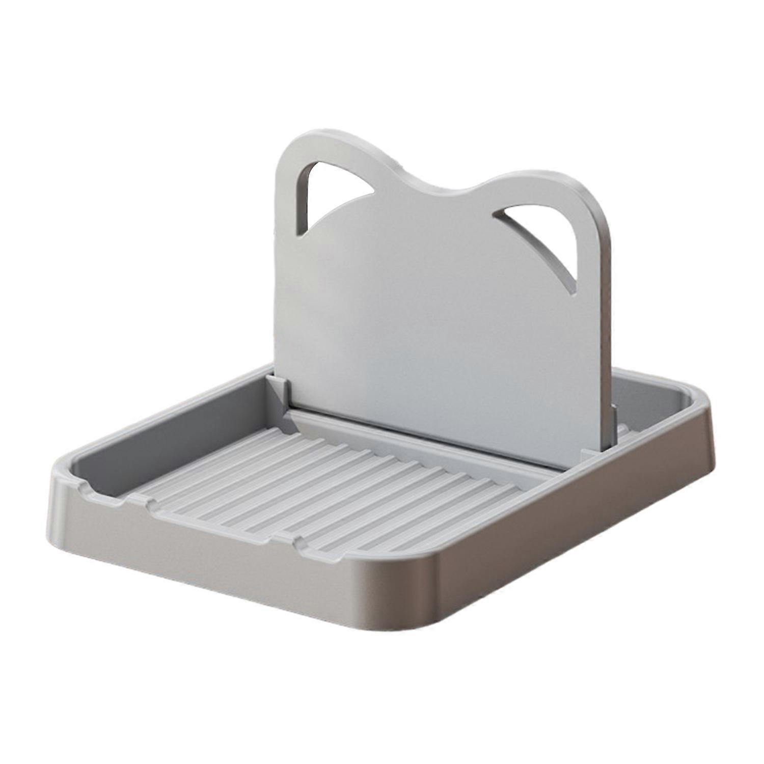 Pot Lid Rack Foldable Easy to Clean Drain High-Temperature Resistant Multifunctional Wall Mounted