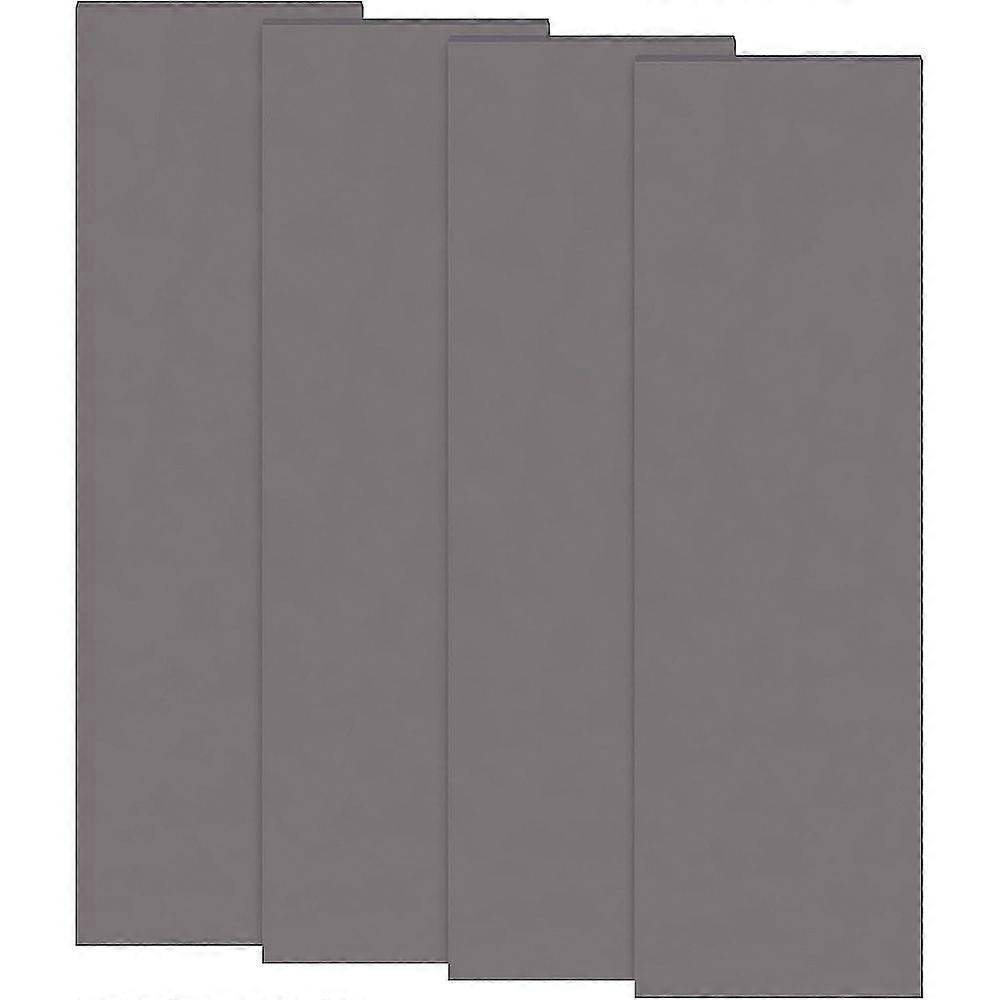 14x4.3 Inch Black Rubber Stamp Sheet 4 Sheet Carving Block for Laser Master Engraver Machine