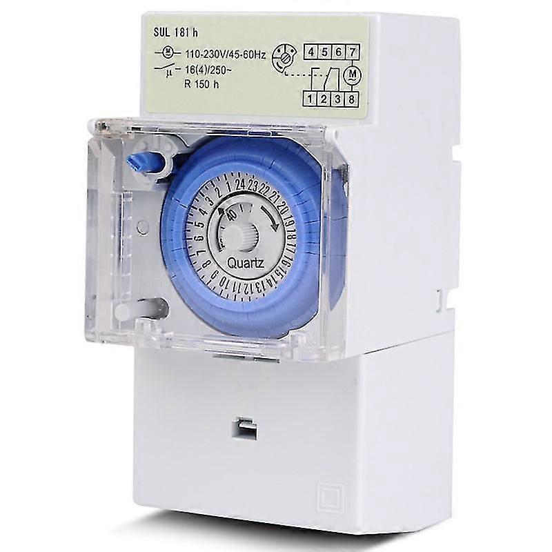 Sul181h Mechanical Switch 220v 16a 24h 8 Settings Manual/auto Controller