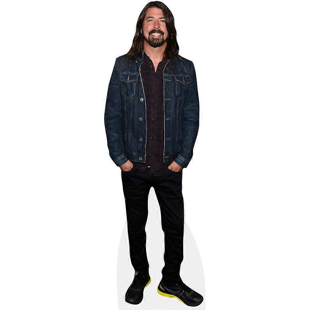 Dave Grohl (Jean Jacket) Cardboard Cutout (lifesize OR mini size). Standee. Stand Up.