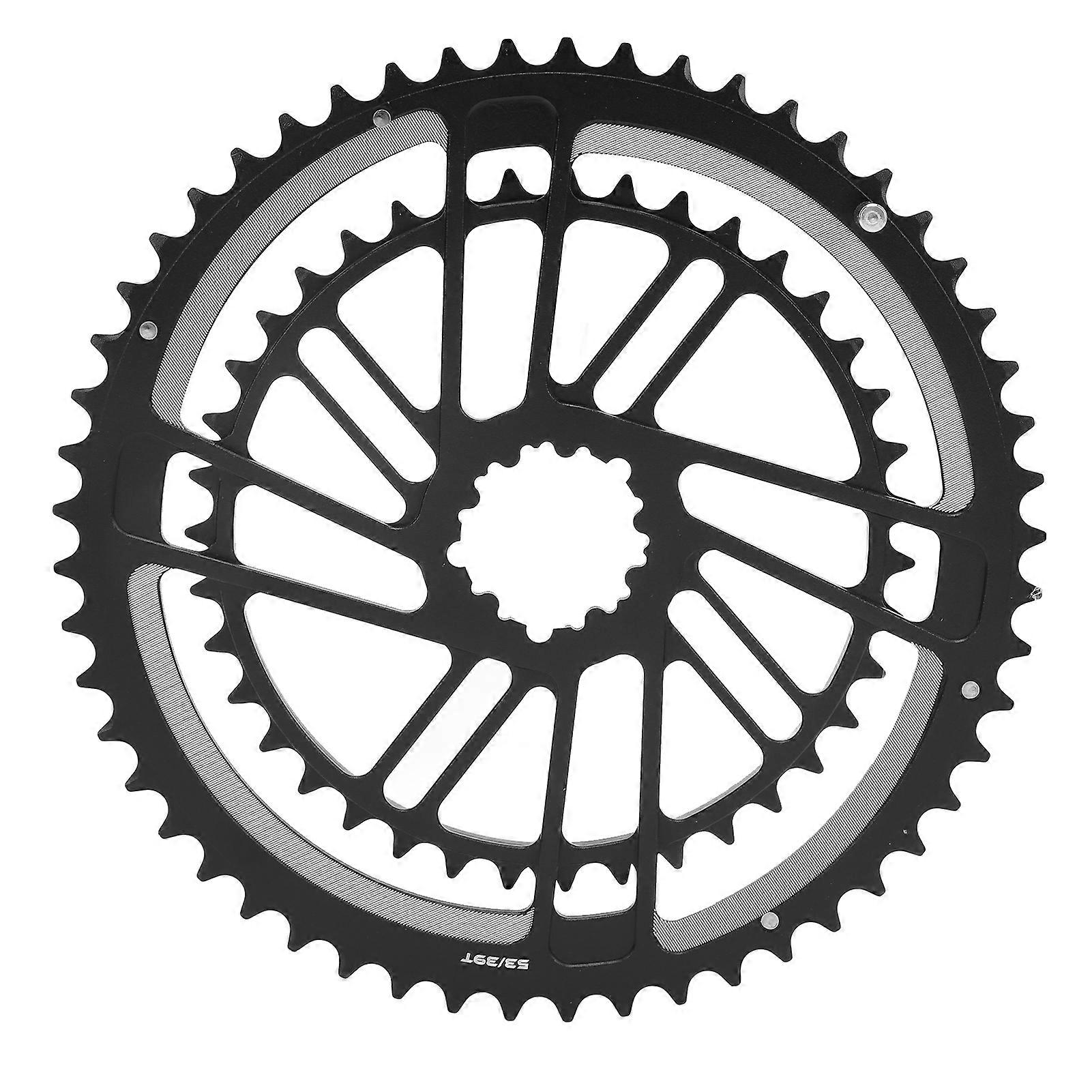 MEIJUN مزدوج القرص الدراجة كرنك Chainring الطريق دراجة كرنك سلسلة CNC مزورة ل GXP53 / 39T