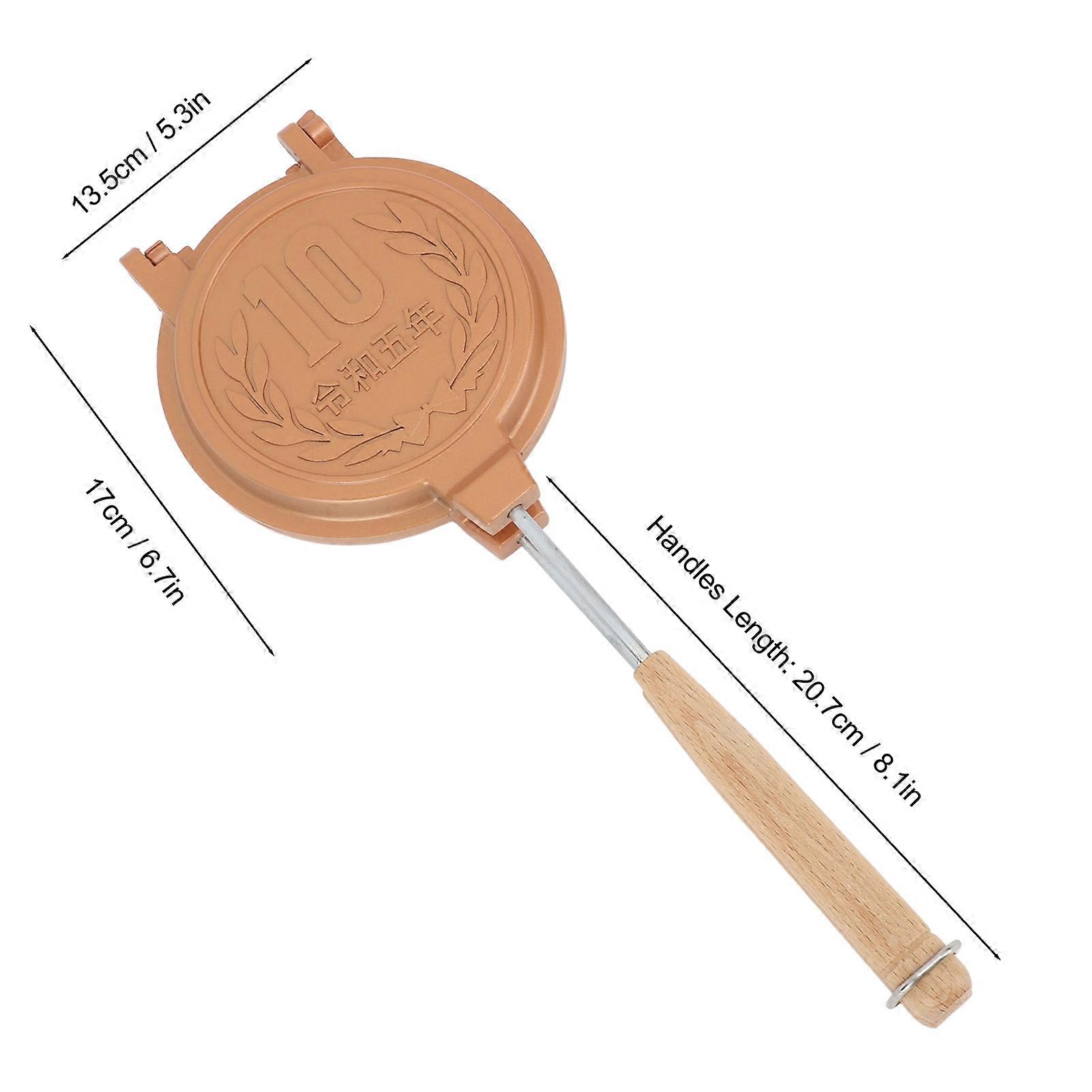 Sandwich Baking Tray Non Stick Even Heating Detachable Handle Pancake Frying Pan for Toast 