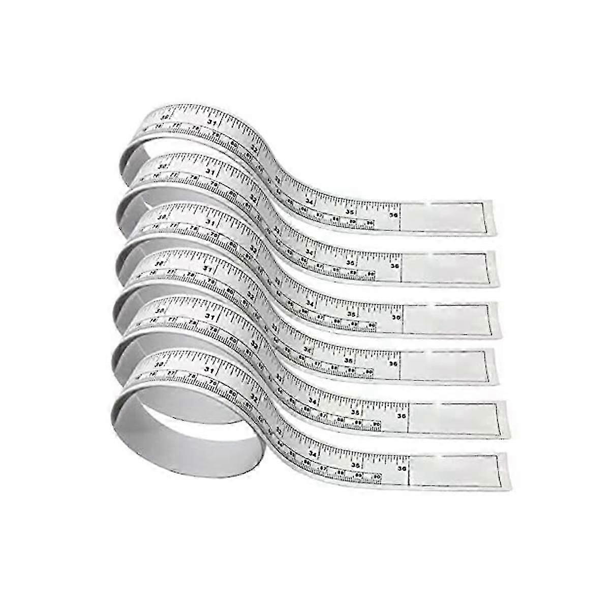 6pcs Adhesive Tape Measure 90cm - Measuring Car Desktop Table Ruler