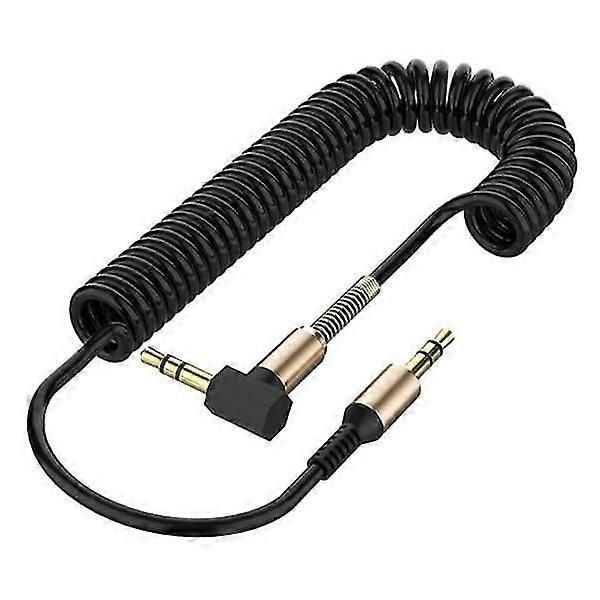 Stretchable AUX 3.5mm audio cable headphones spiral cable