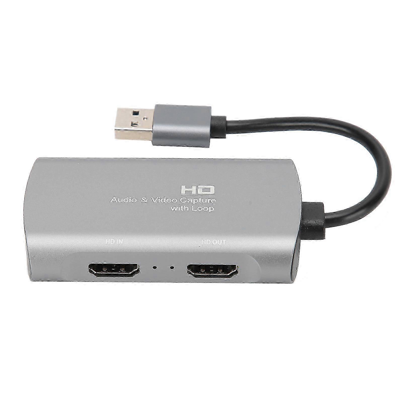 Z31 1080p Audio Video Capture Card Hdmi F To Hdmi F Usb2.0/m Support Local Loop Out
