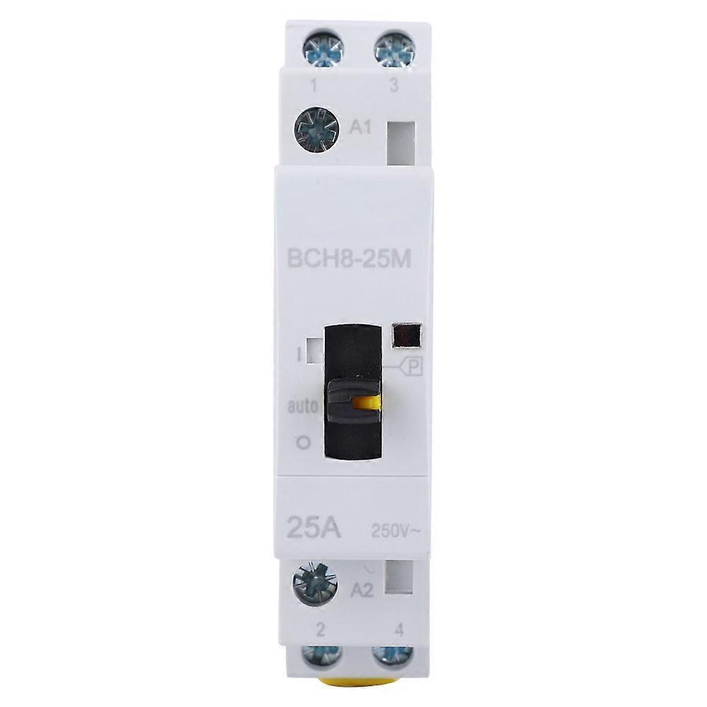 Household AC Contactor Switch BCH8-25M with Manual Function 2P25A 24V2NO