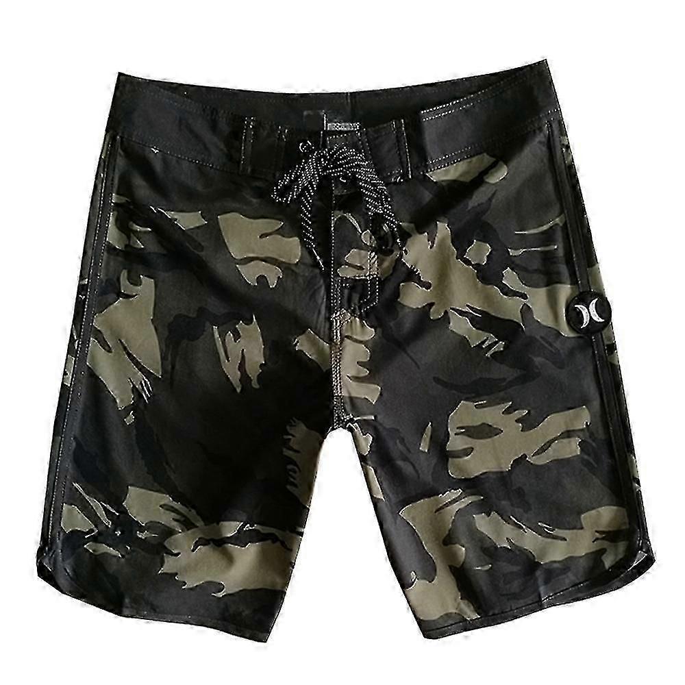 Herren Badeshorts Quick Dry Beach Trunks Bademode mit Netzfutter