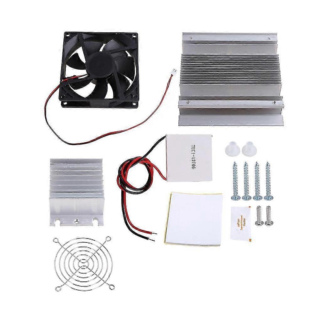 Thermoelectric Cooler 12V Semiconductor Refrigeration Cooling Complete Kit 60W