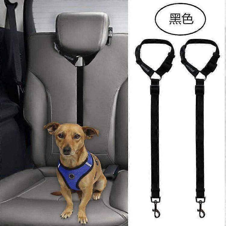 カードッグシートベルト、2パック車ヘッドレスト拘束調節可能な安全リード